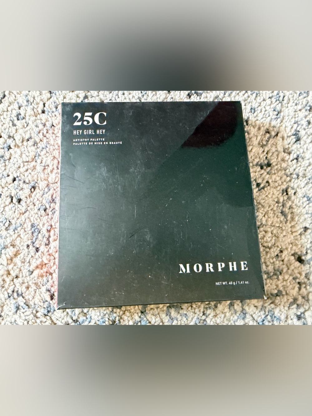 Makeup Palette on Carpet